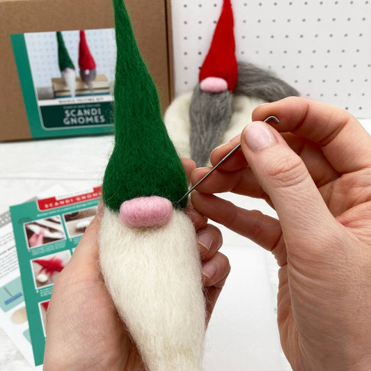 Needle Felting Kit - Scandi Gnomes