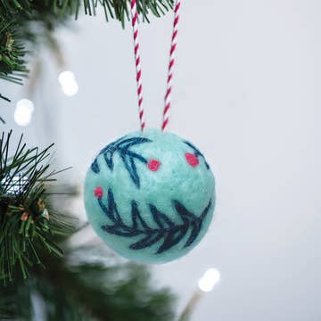 Needle Felting Kit -  Christmas Baubles