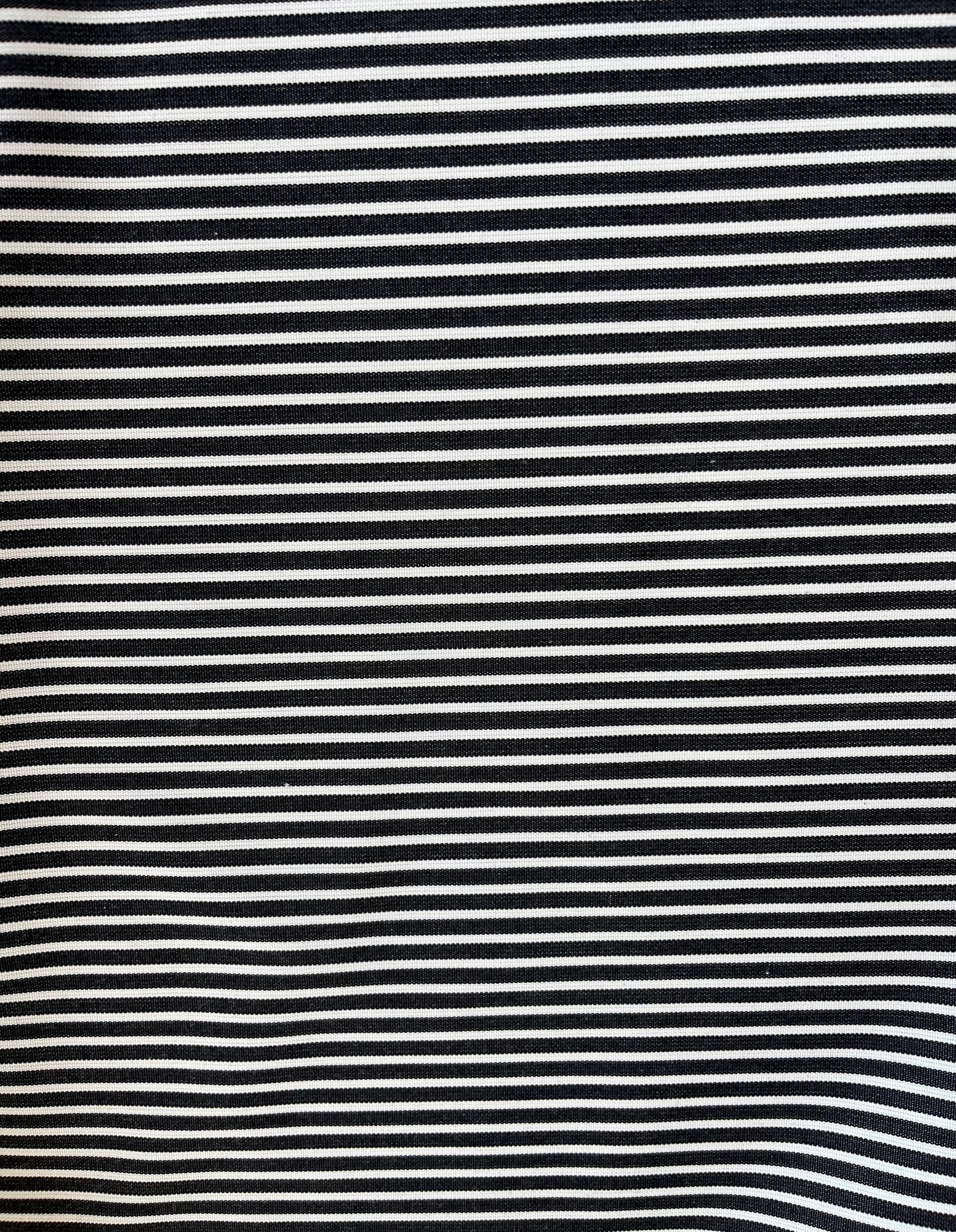 Black & White Pin Stripe