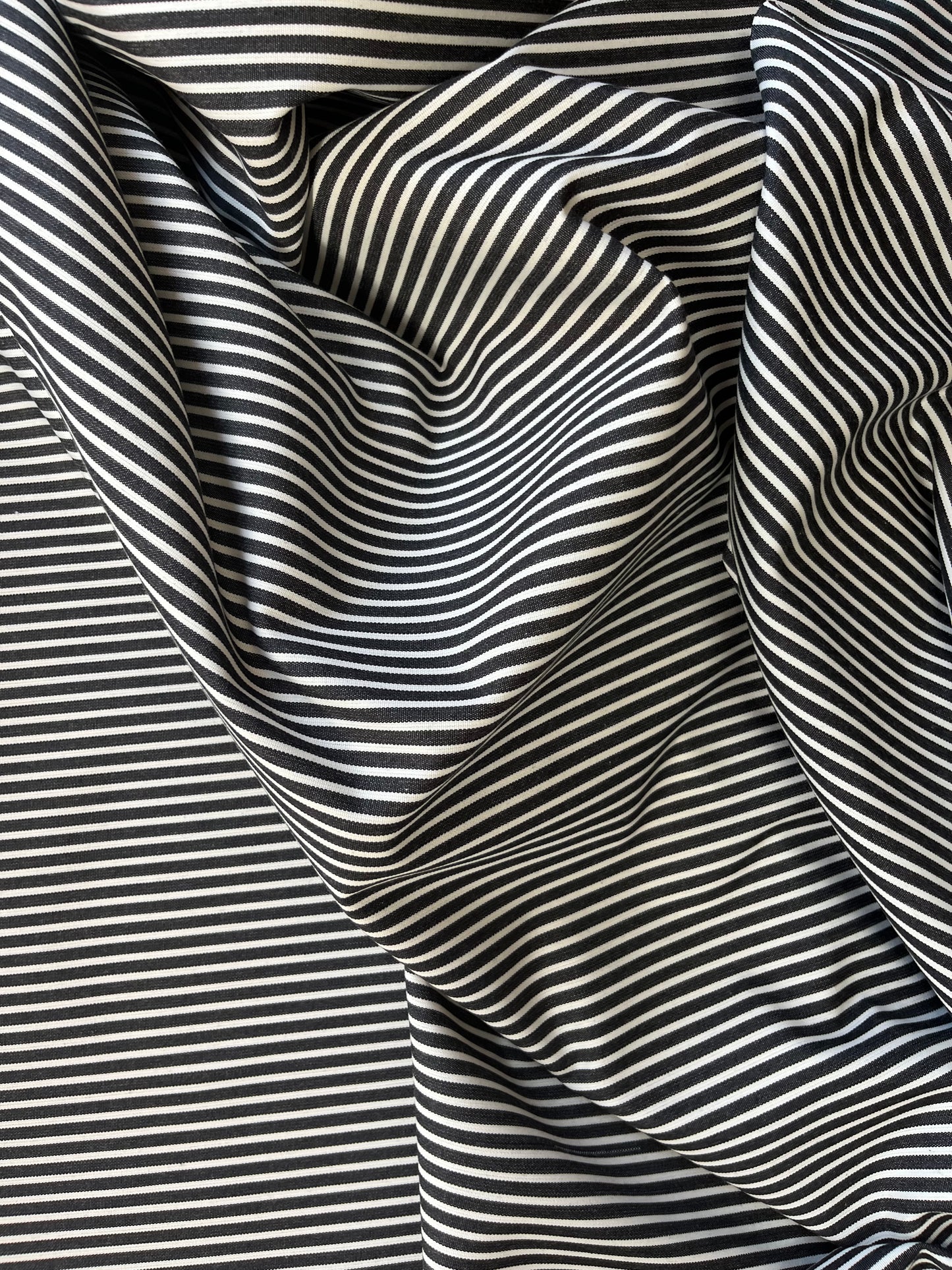 Black & White Pin Stripe