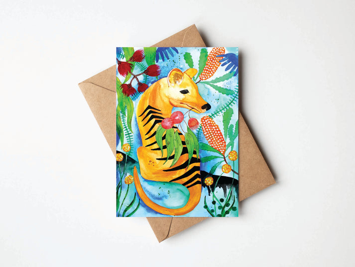 Thylacine Greeting Card