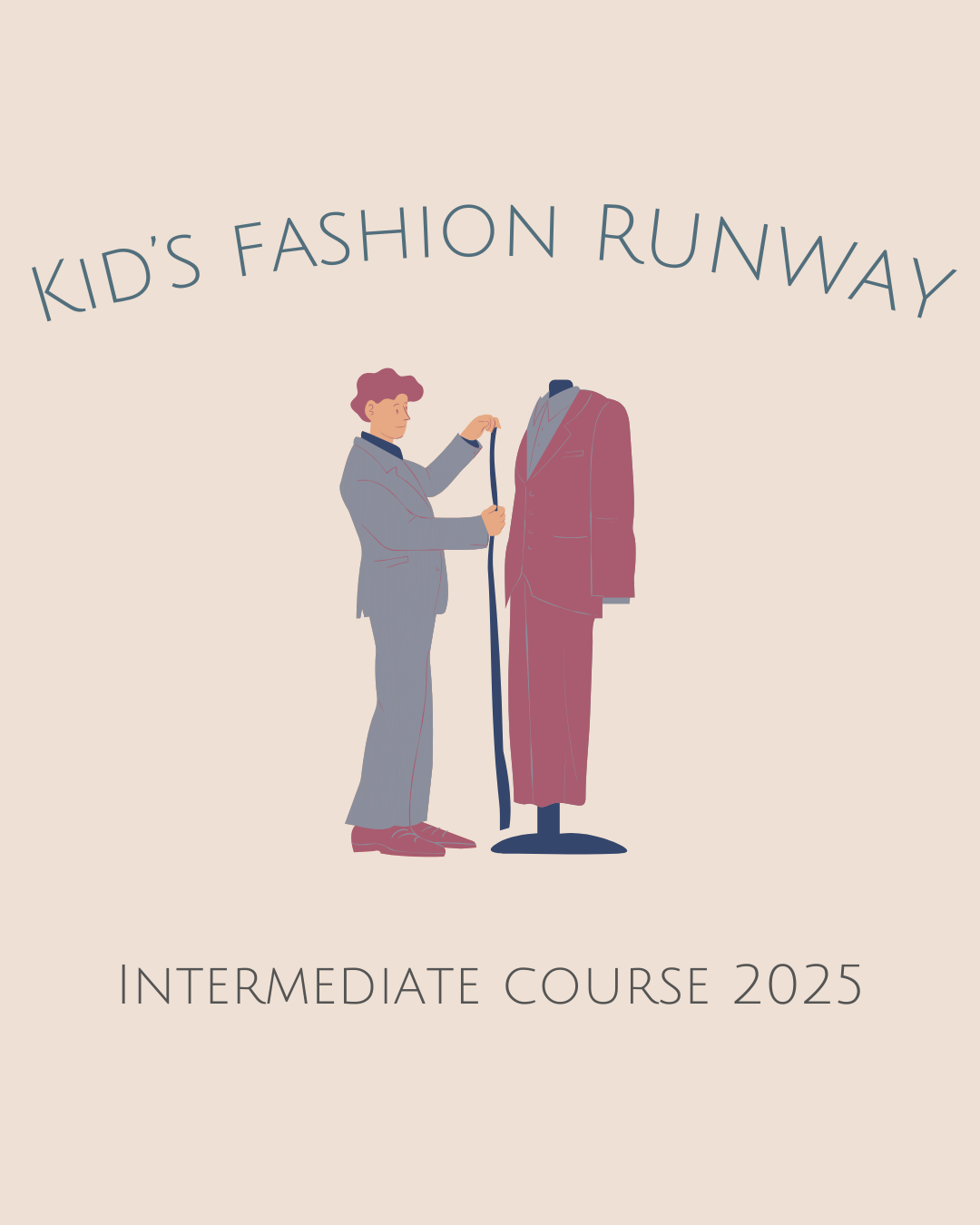 Kids Intermediate Fashion Runway Class — 15 week course 2025