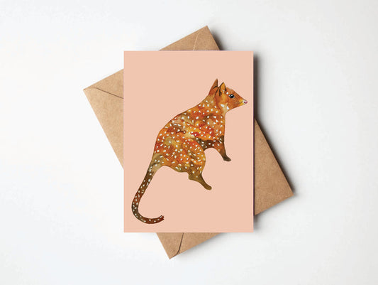 Spotted Quoll Greeting Card