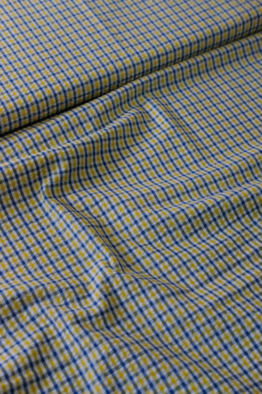 Deadstock Yellow and Blue Check