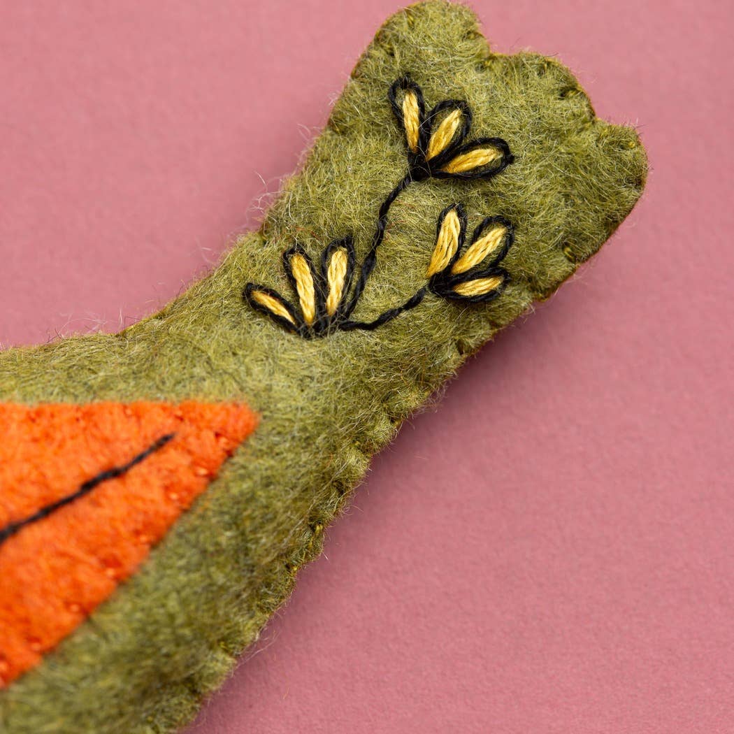 Folk Birds — Wool Mix Felt Craft Kit