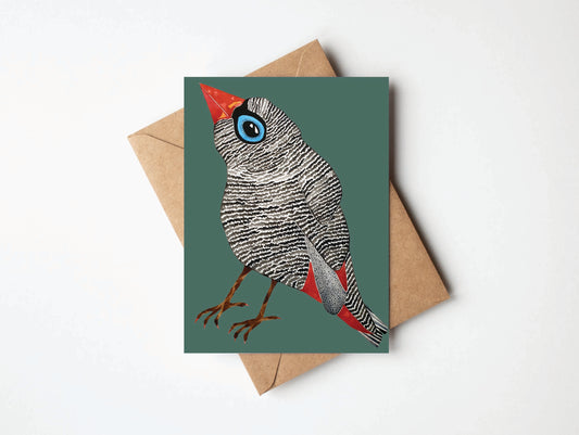 Firetail Greeting Card