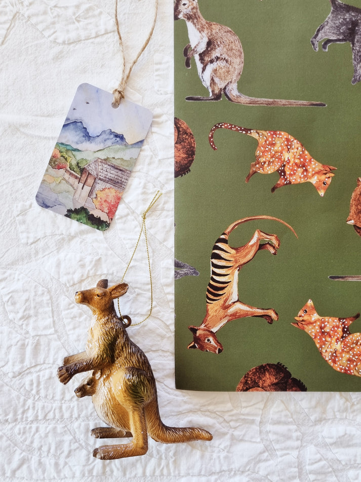 Wrapping Paper Australian Animals